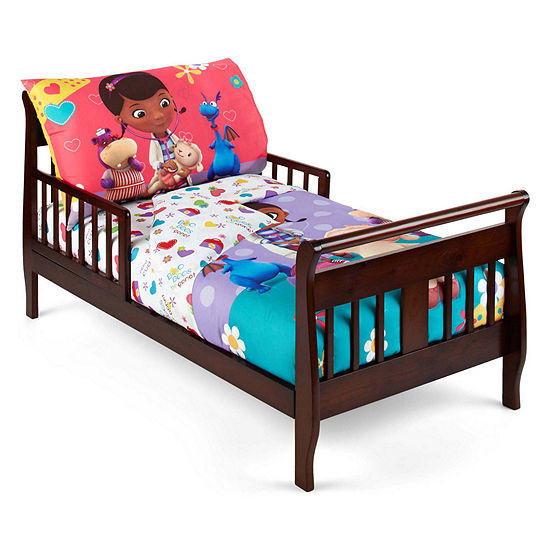 Disney Doc Mcstuffins 4 Pc Toddler Bedding Set