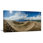 Designart Massive Sand Dunes Panorama Canvas Art