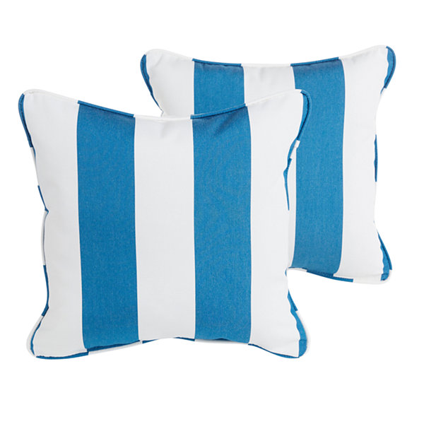 2-pc. Cabana Sunbrella Corded Indoor/Outdoor Accent Pillows - JCPenney