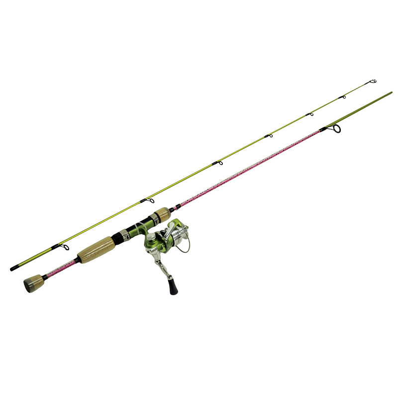 UPC 047708760065 product image for Eagle Claw Fish Skins Rainbow Trout Combo - 6' 2Pc Rod 5.2:1 Gear Ratio Light Po | upcitemdb.com
