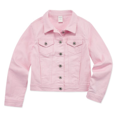 next pink denim jacket