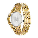 Citizen Calendrier Mens Diamond Accent Gold Tone Stainless Steel Bracelet Watch Bu2082-56e