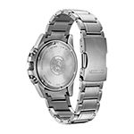 Citizen Brycen Mens Chronograph Silver Tone Bracelet Watch Bl5558-58l
