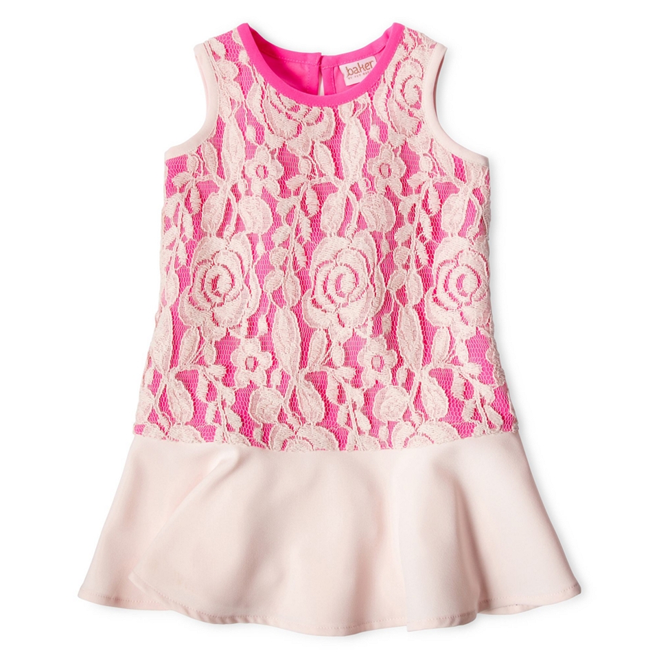 TED BAKER Baker by Lace Dress   Girls 2y 6y, Peachy Peony, Girls