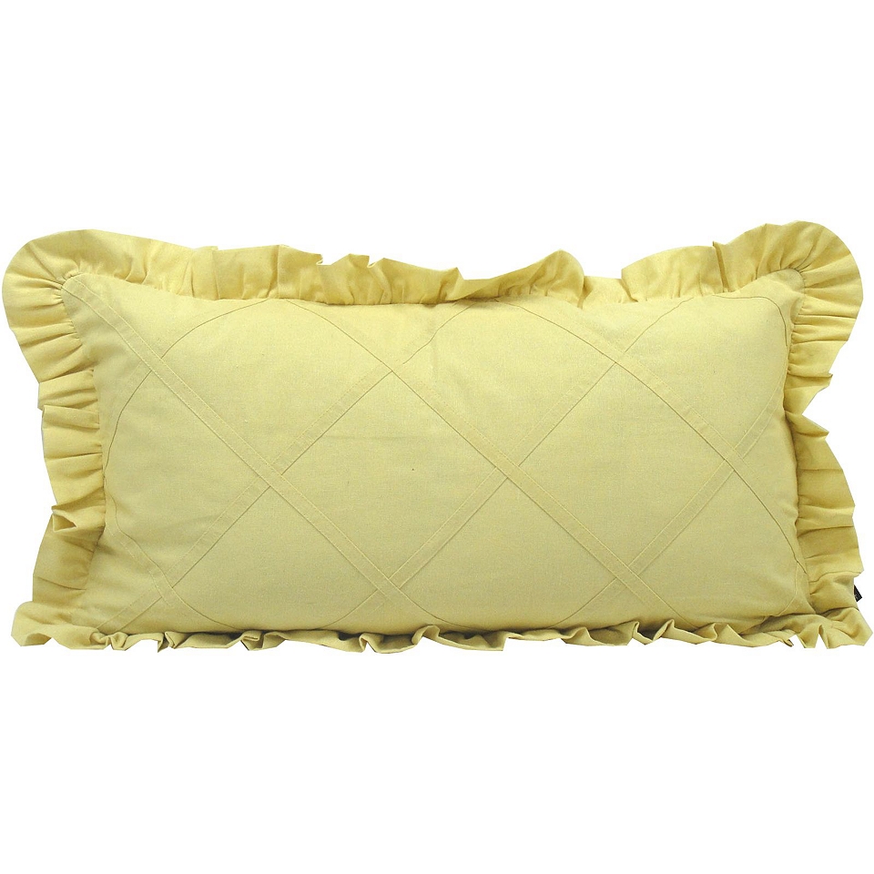 Newport Basket Oblong Decorative Pillow, Yellow