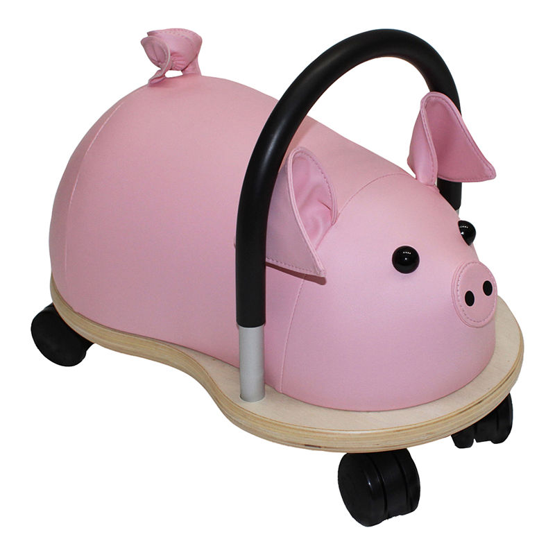 Prince Lionheart Wheely Pig Ride-On Toy, Red