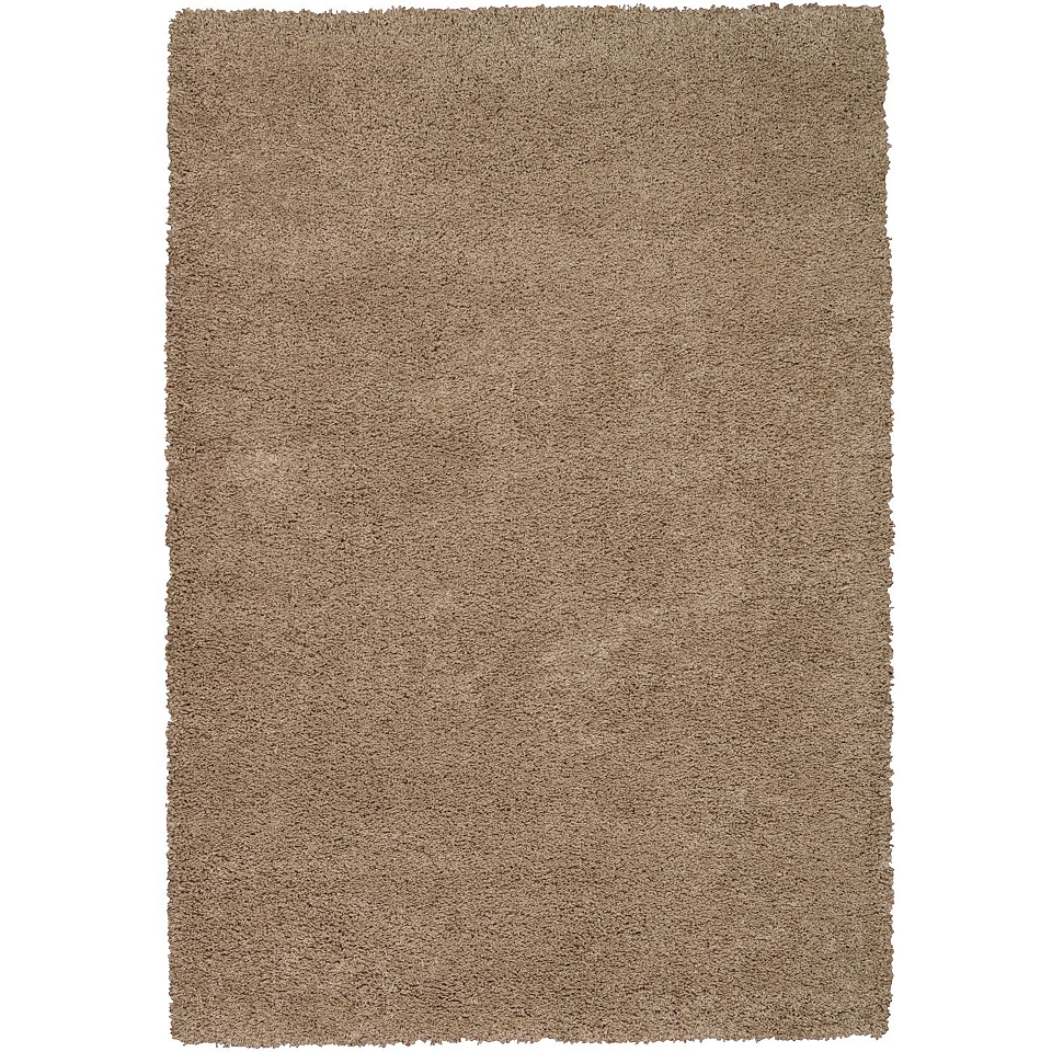 Amore Solid Shag Rectangular Rugs, Oyster