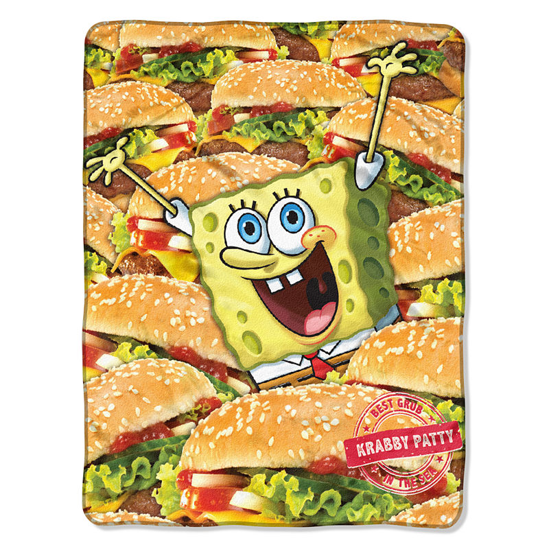 UPC 087918087736 product image for Northwest Not Applicable Spongebob Throw | upcitemdb.com