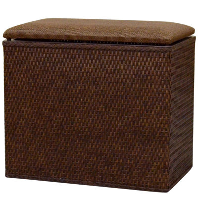 Lamont Home Barrington Bench Wood Hamper Jcpenney