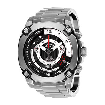 Invicta Reserve Mens Chronograph Silver Tone Stainless Steel Invicta Reserve Mens Chronograph Silver Tone Stainless Steel