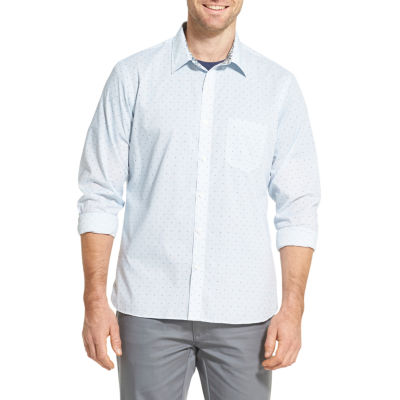 van heusen never tuck long sleeve shirt