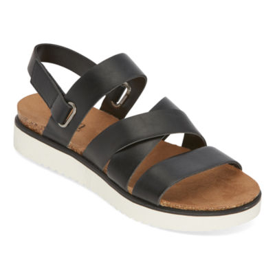 black sandals jcpenney