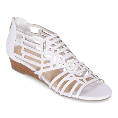 liz claiborne hardie wedge sandals