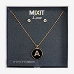 Mixit Initial 2-pc. Round Jewelry Set