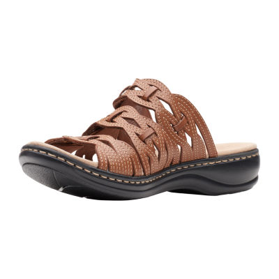 Clarks Womens Leisa Faye Slide Sandals JCPenney