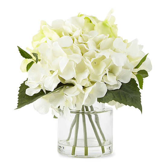 Liz Claiborne 10.5" Hydrangea Floral Arrangement