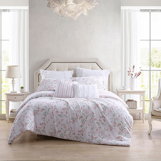 Laura Ashley Fawna Floral Midweight Comforter