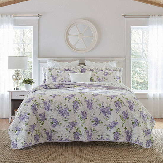 Laura Ashley Keighley Floral Reversible Quilt