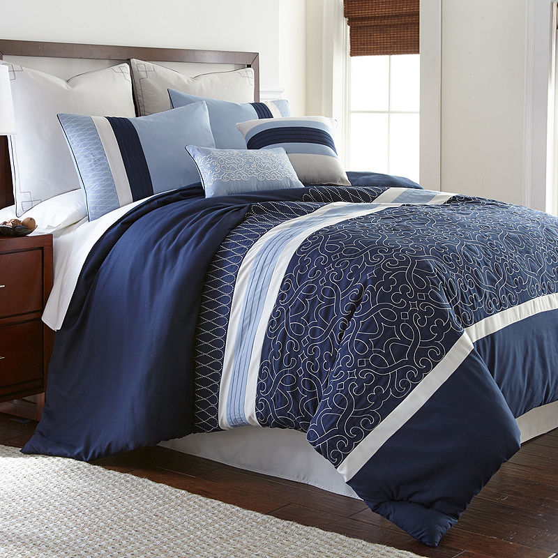 UPC 645470151595 product image for Ivory Gate Embroidered 8-pc. Comforter Set | upcitemdb.com