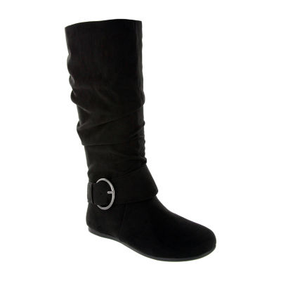 womens wide width slouch boots