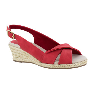 red sandals jcpenney