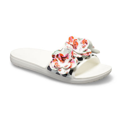 crocs flower sandals