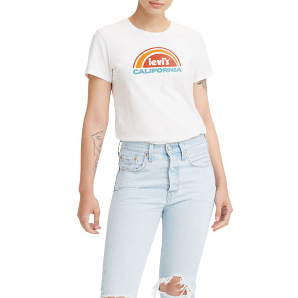Levi's® Womens Perfect Tee Crew Neck Short Sleeve T-Shirt