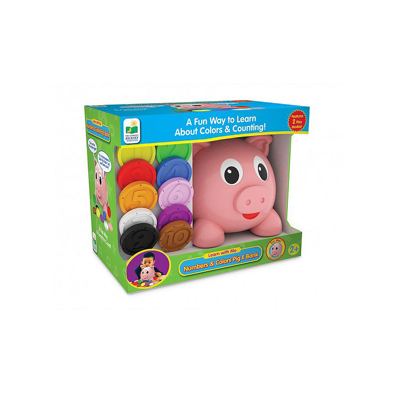 The Learning Journeylearn With Me Numbers And Colors Pig E Bank