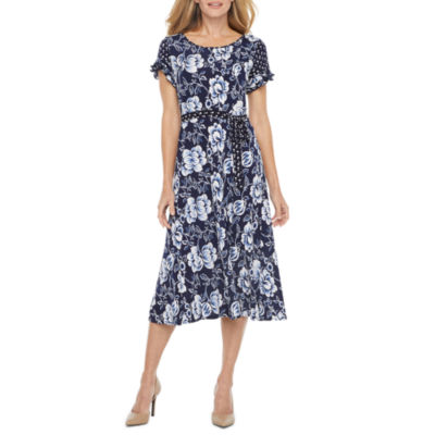 jcpenney fit and flare dresses