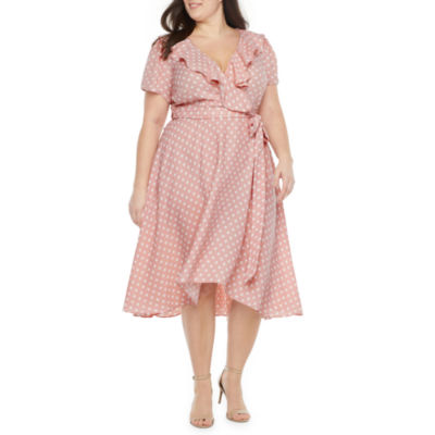 jcpenney polka dot dress