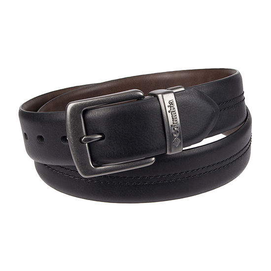 Columbia Mens Reversible Stretch Belt, Color: Black Brown - JCPenney