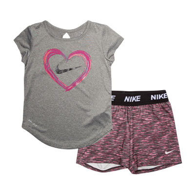 Nike Girls 2pc. Short Set Toddler