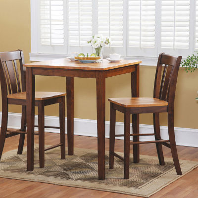 International Concepts Dining Table Set Color Cinnnamon Espresso