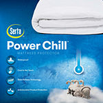 Serta Power Chill Waterproof Mattress Protector