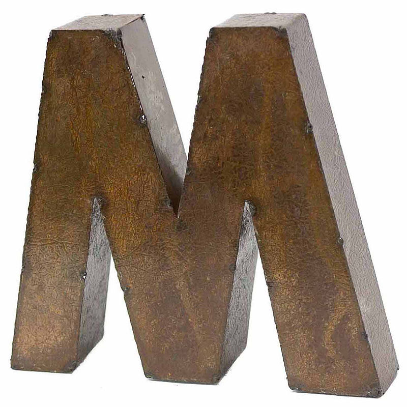 UPC 750227104790 product image for Rustic Arrow Letter M 9