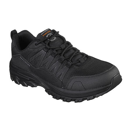 Skechers Mens Work Shoes, 11 Medium, Black