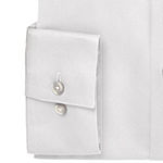 Van Heusen Mens Spread Collar Long Sleeve Wrinkle Free Stretch Stain Resistant Dress Shirt