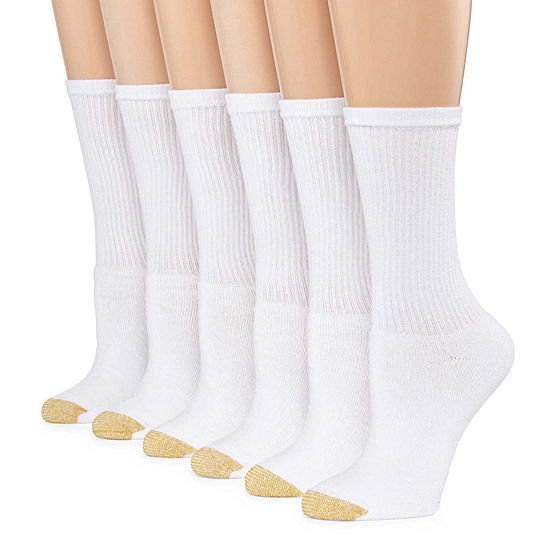 Gold Toe 6 Pack Crew Socks - Women's - JCPenney