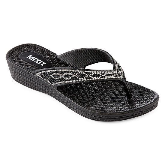 Mixit Womens Wedge Flip-Flops - JCPenney