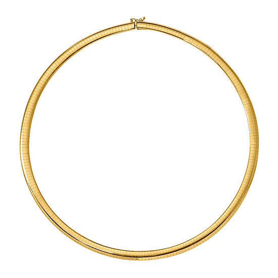 14K Gold 16 Inch Solid Omega Chain Necklace - JCPenney