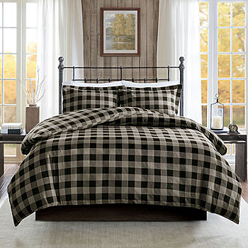 Woolrich Flannel Cotton 3 Pc Duvet Cover Set Jcpenney