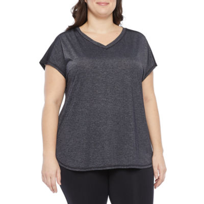 Download Xersion Womens Plus V Neck Short Sleeve T-Shirt - JCPenney