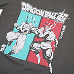 Mens Crew Neck Short Sleeve Classic Fit Anime Dragon Ball Z Graphic T-Shirt