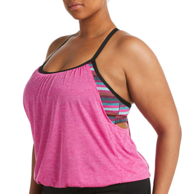 nike 2fer tankini