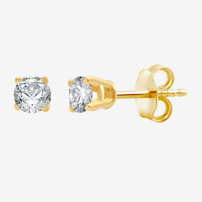 Ever Star 1/4 CT. T.W. Lab Grown White Diamond 10K Gold Stud Earrings