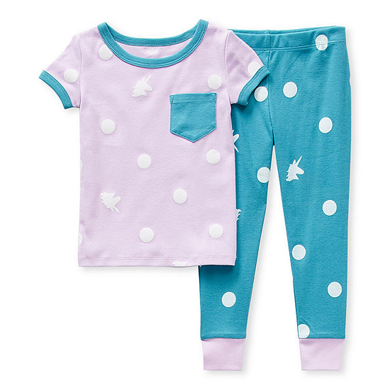 Okie Dokie Toddler Girls 2-pc. Pant Pajama Set