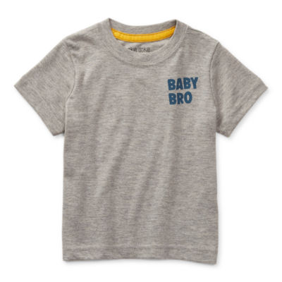 Okie Dokie Baby Boys Crew Neck Short Sleeve Graphic T-Shirt