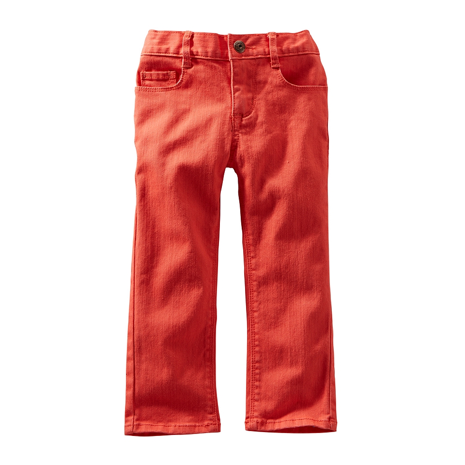 Oshkosh Bgosh Orange Twill Cropped Pants   Girls 2t 4t