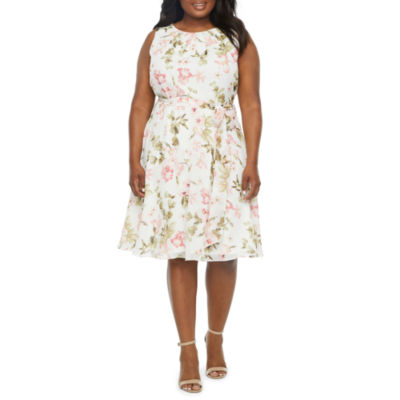 jessica howard floral fit and flare dress