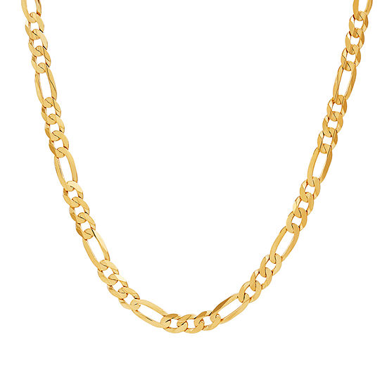 Men's 10K Gold 22" 6.5mm Figaro Necklace